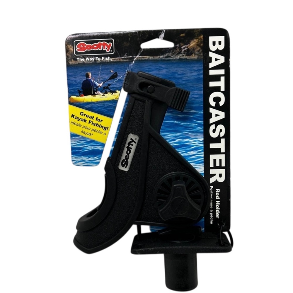 New Scotty Baitcaster Rod Holder for Kayak or Boats New in Packaging